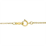 July Birthstone Pendant: 14K Yellow Gold Diamond And Ruby Halo Pendant Necklace