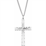 Sterling Silver Cross Pendant Necklace