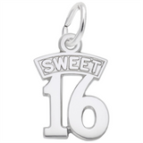 Sterling Silver Sweet Sixteen Charm