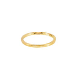 JT ESTATE 14K Yellow Gold Half Round Wedding Band