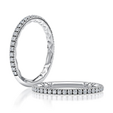 18K White Gold Classic Natural Diamonds Band