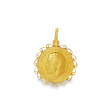 JT ESTATE 22K And 18K Yellow Gold English Sovereign Pendant