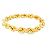 JT ESTATE 18K Yellow Gold Rope Bracelet