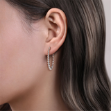 Sterling Silver 20Mm Small Round Bujukan Hoops