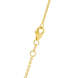 14K Yellow Gold 16 Inches Rolo Chain