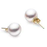 14K Yellow Gold 5mm Freshwater Pearl Earrings