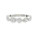 14K Yellow Gold Lab Grown Diamonds Contemporary Band