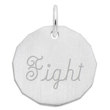 Sterling Silver ‘Fight’ Charm