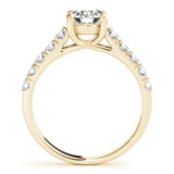 18K Yellow Gold Trellis Engagement Ring - Jewelers Touch