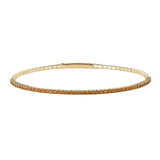 Gold Vermeil November Birthstone Flex Bracelet