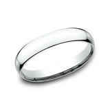 14K White Gold 3mm Super Light Comfort Fit Wedding Band