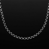 'Marcus' Sterling Silver Box Chain