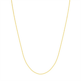 14K Yellow Gold 18 Inches Box Chain