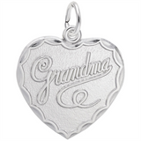 Sterling Silver Grandma Charm