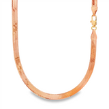 JT ESTATE 14K Rose Gold 22 Inches Herringbone Chain