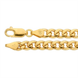 Yellow Gold Filled 24 Inches Curb Chain