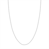 Sterling Silver 16 Inches Round Wheat Chain