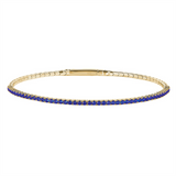 Gold Vermeil September Birthstone Flex Bracelet