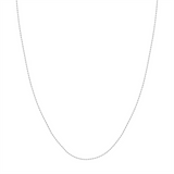 14K White Gold 20 Inches Rope Chain