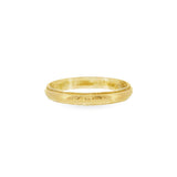 JT ESTATE 14K Yellow Gold Straight Milgrain Edge Wedding Band