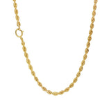 JT ESTATE 14K Yellow Gold 28 Inch Solid Rope Chain