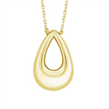 14K Yellow Gold Drop Pendant