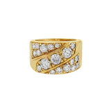 JT ESTATE 14K Yellow Gold Twisted Band