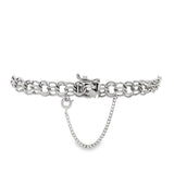 JT ESTATE Sterling Silver Open Link Bracelet