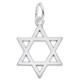 Sterling Silver Star Of David Charm