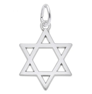 Sterling Silver Star Of David Charm