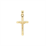 10K Yellow Gold Crucifix Pendant