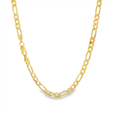 JT ESTATE 14K Yellow Gold 20 Inch Figaro Chain