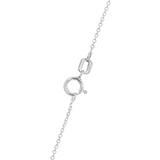 14K White Gold Natural Diamond And Ruby Cross Pendant