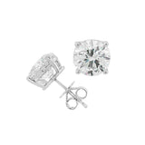 14K Yellow Gold 6.00 CTW Round Lab Grown Diamonds Stud Earrings