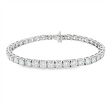 14K White Gold Lab Grown Diamonds Tennis Bracelet
