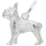 Sterling Silver French Bulldog Charm