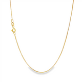 JT ESTATE 14K Yellow Gold 21 Inches Box Chain
