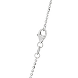 14K White Gold 16 Inches Rolo Chain