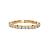 14K Yellow Gold Classic Natural Diamonds Band