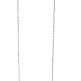 Sterling Silver 22 Inches Adjustable Paperclip Chain