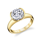 14K Yellow Gold Solitaire Ring