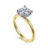 14K Yellow And White Gold ‘Evelina’ Solitaire Engagement Ring