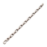 8mm Polished Stainless Steel Paperclip Chain Heavy Link Bracelet