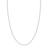 Sterling Silver 22 Inches Rounded Box Chain