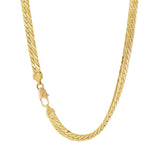 JT ESTATE 14K Yellow Gold 20 Inch Beveled Herringbone Chain