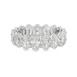 18K White Gold Eternity Natural Diamonds Band