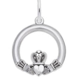 Sterling Silver Claddaugh Charm