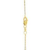 14K Yellow And White Gold 18 Inches Raso Chain