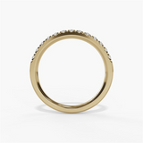 14K Yellow Gold Classic Natural Diamonds Band