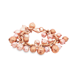 JT ESTATE Italian Bronze Pearl Dangle Bracelet